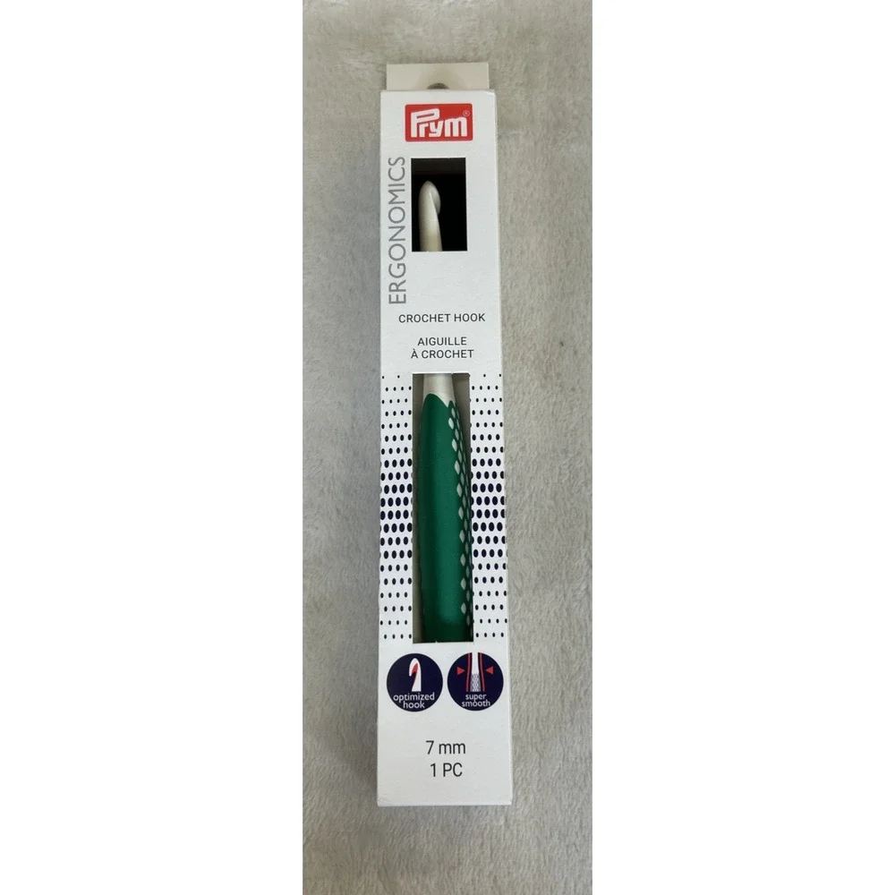PRYM Ergonomics Crochet Hook Set of 6 Lot SEALED NEW E G 7 J 7mm N: Multicolor